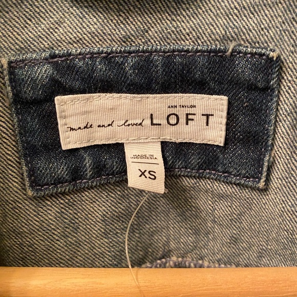 NWT Loft Jean Jacket - Picture 2 of 10